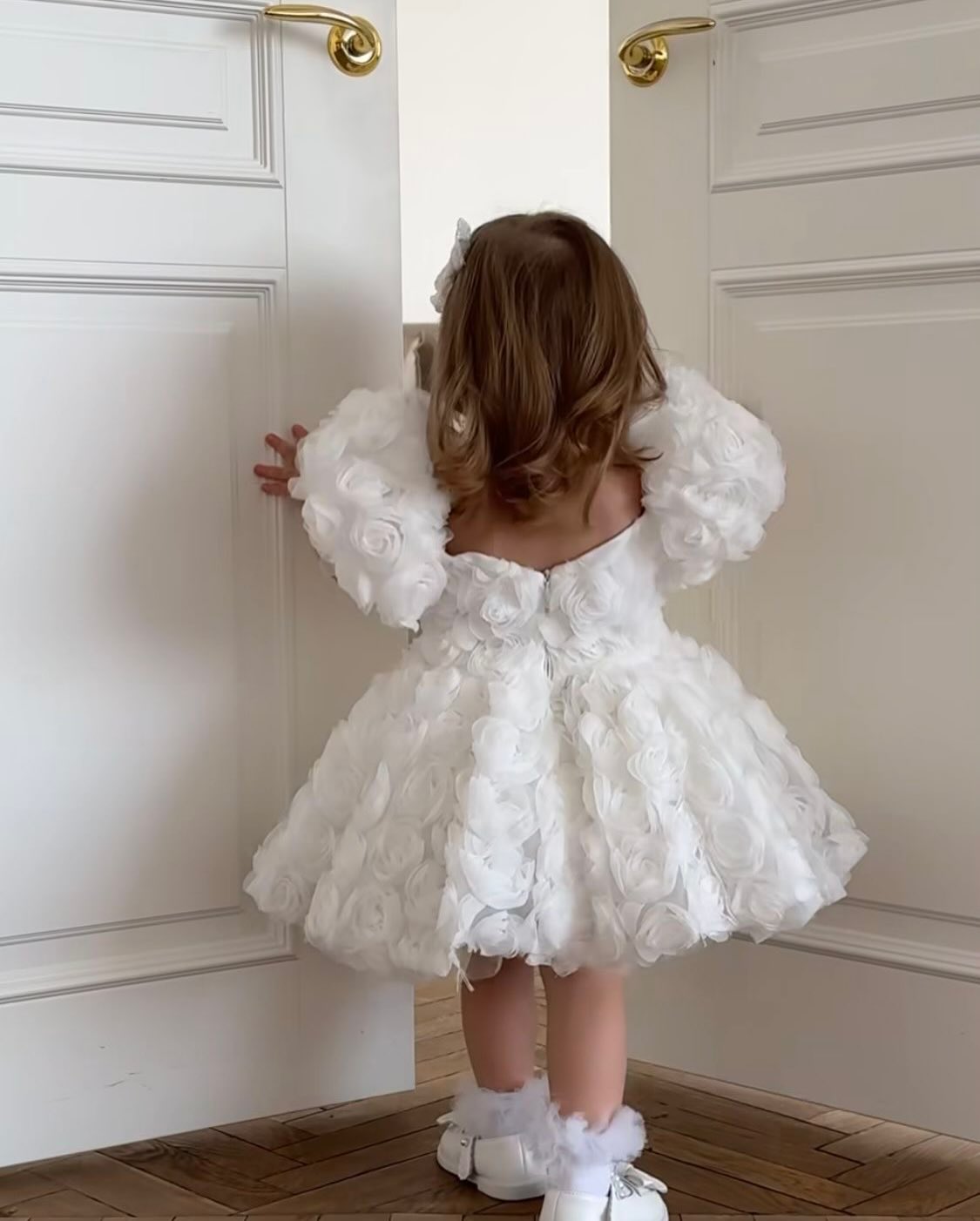 Bridal dress alteration finish by Koko Atelier, Galway